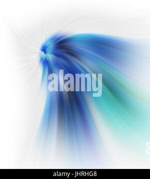 Eine blaue abstrakte Welle-Hintergrund Stockfoto