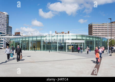 Der harte Austausch Busbahnhof, harte Austausch, Portsmouth, Hampshire, England, Vereinigtes Königreich Stockfoto