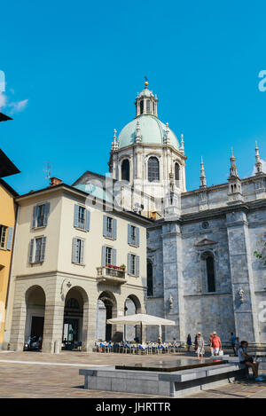 Die Kathedrale oder Dom in der Lombardei Stadt von Como, Italien Stockfoto