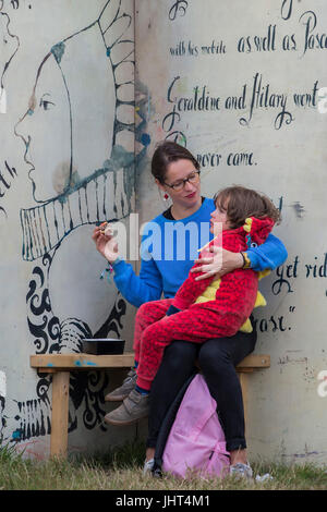 Suffolk, UK. 15. Juli 2017. Die 2017 Latitude Festival, Henham Park. Suffolk-15. Juli 2017-Credit: Guy Bell/Alamy Live-Nachrichten Stockfoto