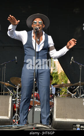 Los Angeles, Ca, USA. 14. Juli 2017. Major beim LA Soul Festival in Los Angeles, Kalifornien. 14. Juli 2017. Bildnachweis: Koi Sojer/Snap'n U Fotos/Medien Punch/Alamy Live-Nachrichten Stockfoto