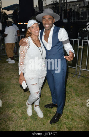 Los Angeles, Ca, USA. 14. Juli 2017. Major beim LA Soul Festival in Los Angeles, Kalifornien. 14. Juli 2017. Bildnachweis: Koi Sojer/Snap'n U Fotos/Medien Punch/Alamy Live-Nachrichten Stockfoto