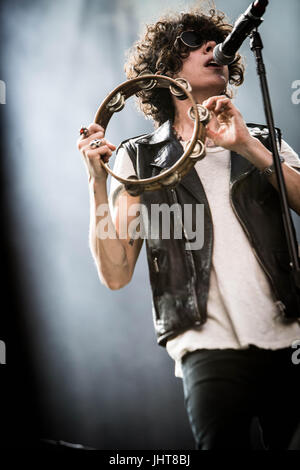 Locarno, Schweiz. 15. Juli 2017. LP tritt bei Moon & Stars Festival 2017 © Roberto Finizio / Alamy Live News Stockfoto