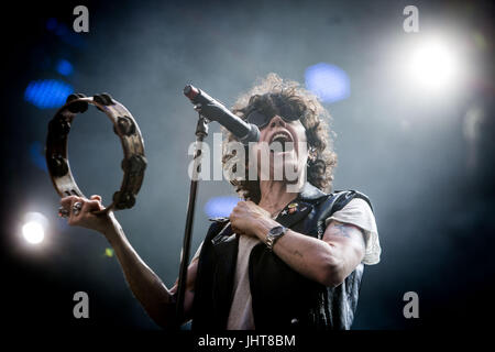 Locarno, Schweiz. 15. Juli 2017. LP tritt bei Moon & Stars Festival 2017 © Roberto Finizio / Alamy Live News Stockfoto