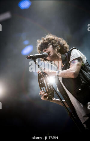 Locarno, Schweiz. 15. Juli 2017. LP tritt bei Moon & Stars Festival 2017 © Roberto Finizio / Alamy Live News Stockfoto