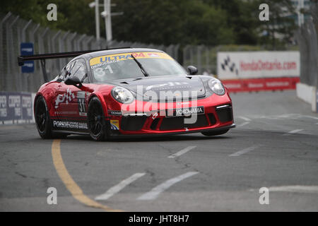 Toronto, Kanada. 15. Juli 2017. Honda Indy in Toronto war ein ganzer Tag von racing, von Indy, Nascar Pinty des Porsche Ultra 94 GT3 Cup Challenge Rennen. Gab es etwas zu tun oder sehen Sie sich für die ganze Familie. Luke Durda Alamy/live news Stockfoto