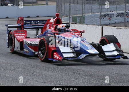 Toronto, Kanada. 15. Juli 2017. Honda Indy in Toronto war ein ganzer Tag von racing, von Indy, Nascar Pinty des Porsche Ultra 94 GT3 Cup Challenge Rennen. Gab es etwas zu tun oder sehen Sie sich für die ganze Familie. Luke Durda Alamy/live news Stockfoto