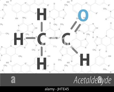 Reihe von Chemistri Orgnick Formeln Stock Vektor