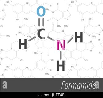 Reihe von Chemistri Orgnick Formeln Stock Vektor