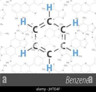 Reihe von Chemistri Orgnick Formeln Stock Vektor