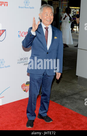 Nimmt am 3. Jährlichen Sport Humanitarian Year Awards LA LIVE NOVO Los Angeles Juli 11,2017. Stockfoto