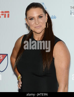 Stephanie McMahon nimmt am 3. Jährlichen Sports Humanitarian Year Awards LA LIVE NOVO Los Angeles im Juli 11,2017 Teil. Stockfoto