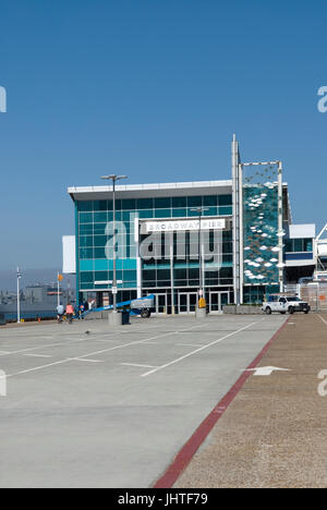 Hafen Pavillon am Broadway Pier Harbor Drive, San Diego, Kalifornien, USA. Stockfoto