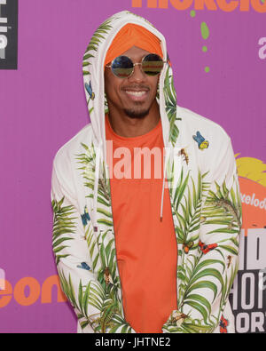 Nick Cannon nimmt am Nickelodeon Kids' Choice Sports Awards 2017 Teil Pauley Pavilion Los Angeles, Kalifornien, Juli 13,2017. Stockfoto