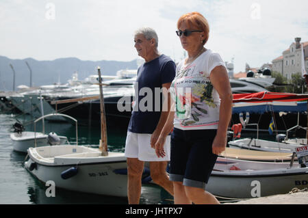 Budva in Montenegro Stockfoto