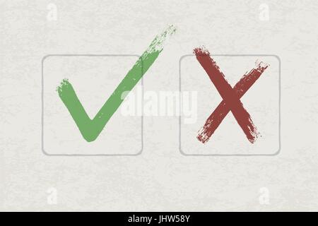 Vektor-Häkchen. EPS 10 Stock Vektor