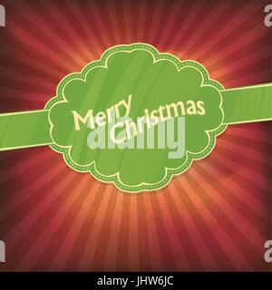 Merry Christmas Card Hintergrund. Stock Vektor