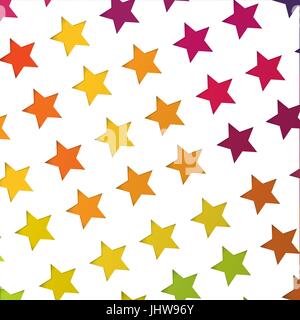 Abstrakt bunt Sterne Hintergrund Stock Vektor