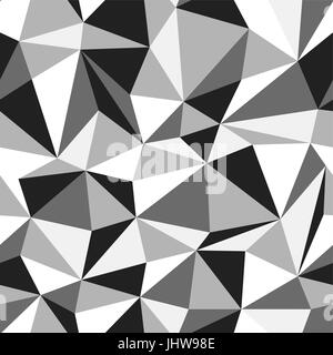 Monochrome Musterdesign Dreieck Stock Vektor