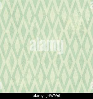 Nahtlose Vintage Rhombus-Muster. Mit Grunge strukturiert Hintergrund. Stock Vektor