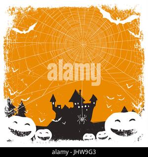 Halloween unter dem Motto Hintergrund mit Platz für text Stock Vektor