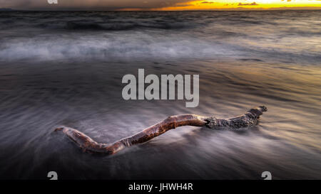 LLanquihue-See / Lago Llanquihue. Fotografías Tomadas ein Las Orillas del Lago LLanquihue de la Región de Los Lagos de Chile. Stockfoto