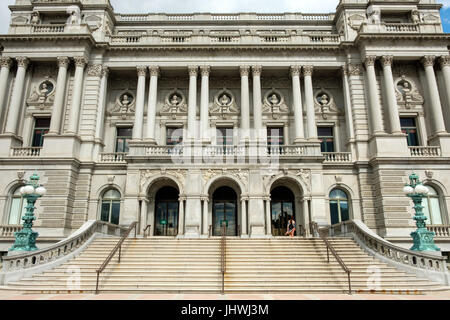 Thomas Jefferson Building, Library of Congress, Kapitol, Washington DC Stockfoto