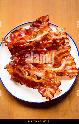 Gebratenen Speck Speck Stockfoto