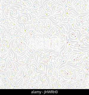 Nahtlose Blumenmuster. Abstrakte Vektormuster Stock Vektor