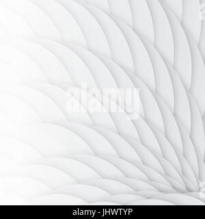 Weiße Schuppen. Abstrakten geometrischen Hintergrund Stock Vektor