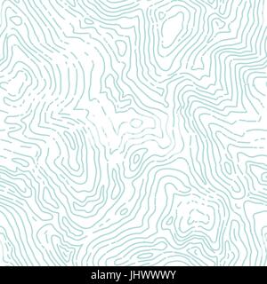 Nahtlose topographische Reliefkarte Muster. Vektor nahtlose Hintergrund. Stock Vektor