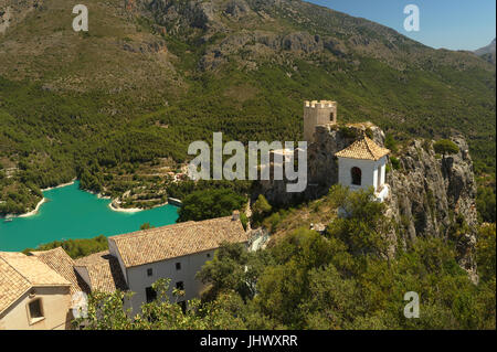 Guadalest, in der Nähe von Alicante, Spanien Stockfoto