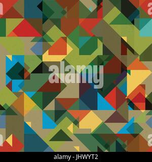 Abstrakt Design-geometrischen Hintergrund. Nahtloser Vektor-illustration Stock Vektor