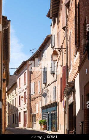 Rue De La Souque, eine Gasse in der Altstadt von Albi, Frankreich Stockfoto