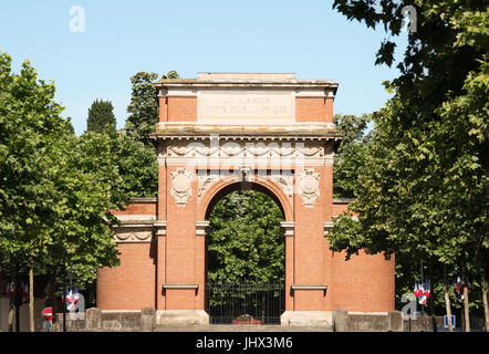 Der erste Weltkrieg-Denkmal in Albi, Frankreich Stockfoto