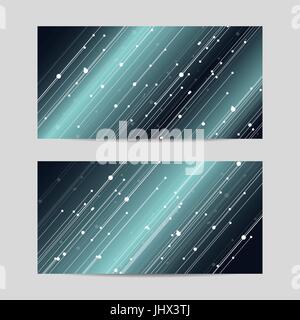 Reihe von Bannern, horizontale Stock Vektor