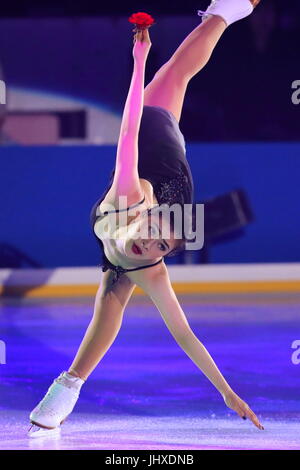 Tokio in DyDo Drinco Ice Arena, Tokio, Japan. 14. Juli 2017. Kanako Murakami Eiskunstlauf: Prinz Eis Welt 2017 in Tokio auf DyDo Drinco Eisarena, Tokio, Japan. Bildnachweis: Naoki Nishimura/AFLO/Alamy Live-Nachrichten Stockfoto