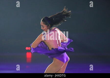 Tokio in DyDo Drinco Ice Arena, Tokio, Japan. 14. Juli 2017. Miki Ando Eiskunstlauf: Prinz Eis Welt 2017 in Tokio auf DyDo Drinco Eisarena, Tokio, Japan. Bildnachweis: Naoki Nishimura/AFLO/Alamy Live-Nachrichten Stockfoto