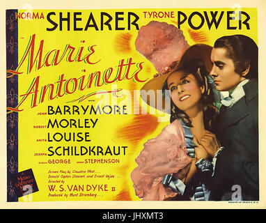 MARIE ANTOINETTE 1938 MGM Film mit Norma Shearer und Tyrone Power Stockfoto