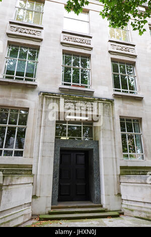 London School Of Hygiene And Tropical Medicine, Keppel Street, Bloomsbury, London, UK Stockfoto