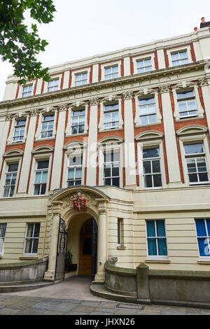 Das Italienisch-Krankenhaus jetzt Teil des Great Ormond Street Hospital, Queen Square, Bloomsbury, London, UK Stockfoto