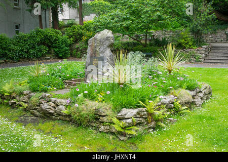 Normandie Veterans Association Memorial Garden in Grange über Sands Cumbria Stockfoto