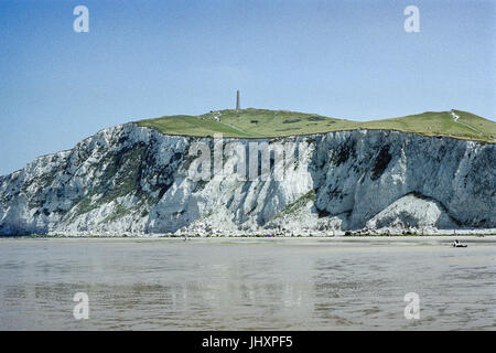 Plage du Cap Blanc-Nez, Pas-de-Calais, Frankreich Stockfoto