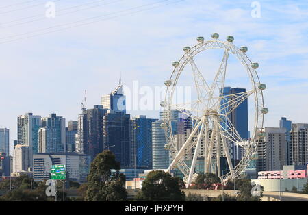 Die Innenstadt von Melbourne Cityscape Australien Stockfoto