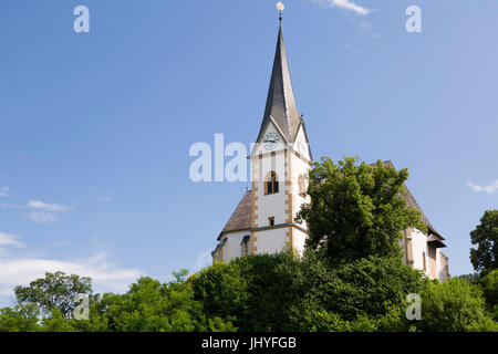 Kirche in Maria W? Rth, W? Rthersee, Kärnten, Österreich - Kirche in Maria W? Rth, Kärnten, Österreich, Kirche in Maria Wörth, Wörthersee, Kärnten, Österre Stockfoto