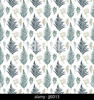 Farn Musterdesign. Vektor-illustration Stockfoto