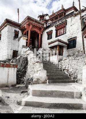 Diskit buddhistisches Kloster in Nubra Valley in Kaschmir, Indien Stockfoto