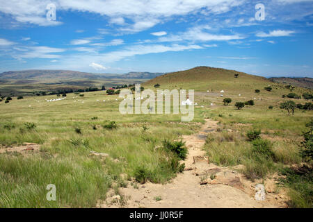 Schlachtfeld Anglo-Zulu Krieg Isandlwana KwaZulu-Natal South Africa Stockfoto