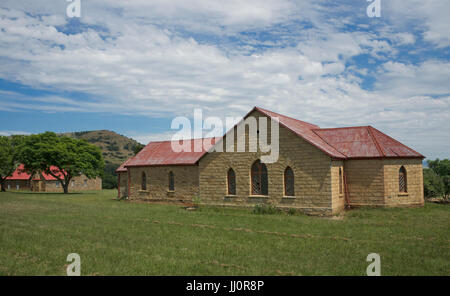 Stein Kirche Rorkes Drift KwaZulu-Natal South Africa Stockfoto