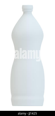 Kunststoff-Flasche Vorlage für Milch, Blank mock up Stockfoto